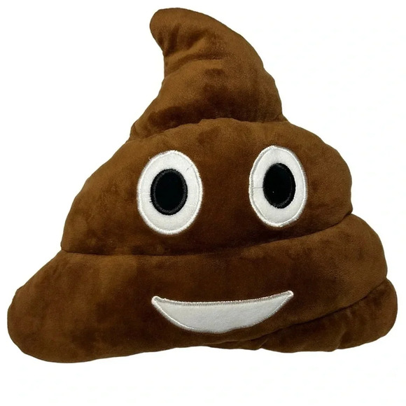 Poop Emoji Plush Pillow - Picture 2 of 3